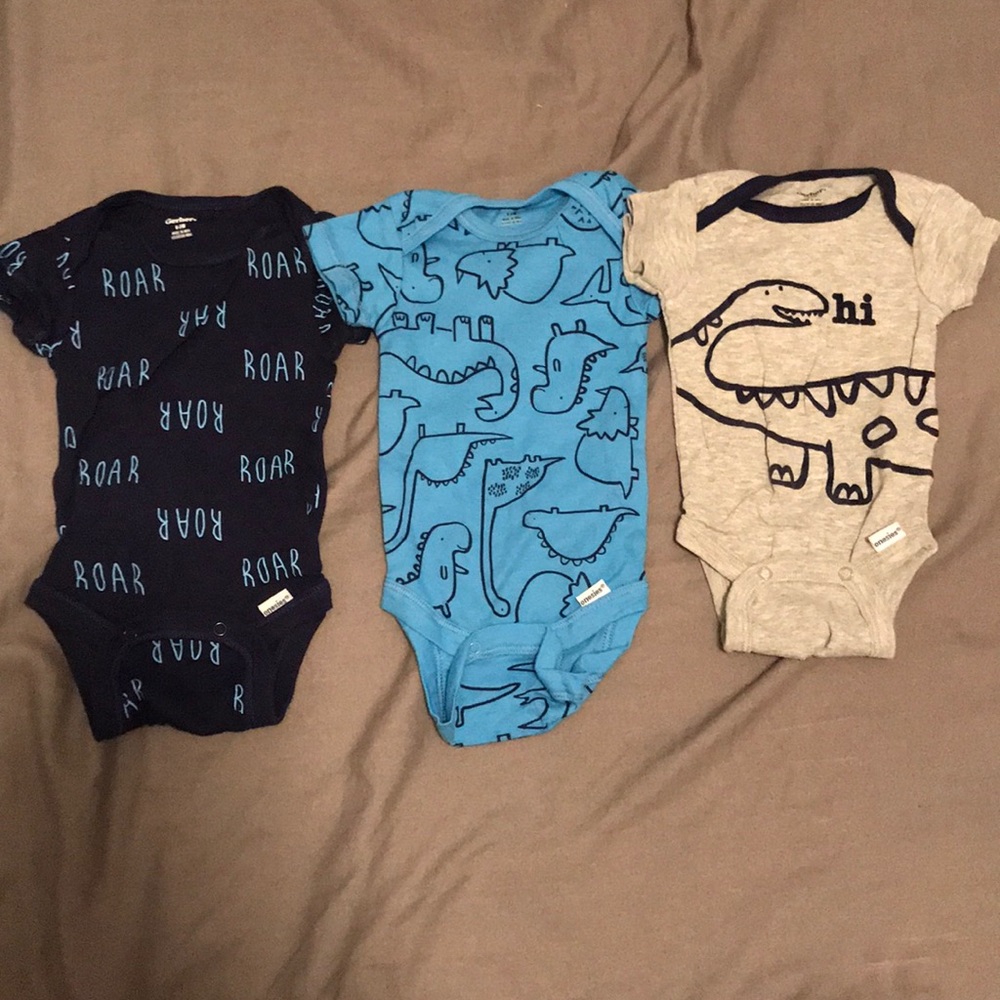 0-3 Month baby boy onesies